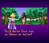 Dragon Ball Z - La Legende Saiyen, capture d'écran